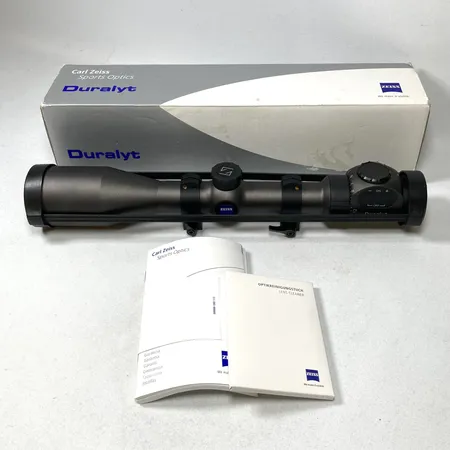 Kikarsikte Carl Zeiss Duralyt 3-12x50, belyst, Made in Germany, serienummer 03971529, box, certifikat, putsduk, mycket gott skick