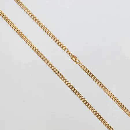 Kedja Pansar, längd 52cm, bredd 3,5mm, UnoAErre, italienska stämplar, 18K Vikt: 32,7 g
