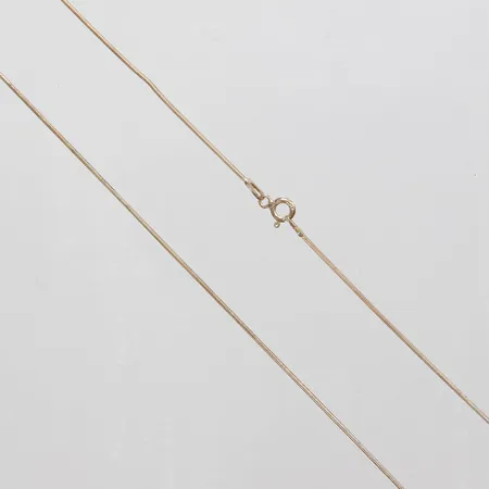 Kedja Ormlänk längd 41,5cm, bredd 1mm, 925/1000 silver Vikt: 2,9g Vikt: 2,9 g