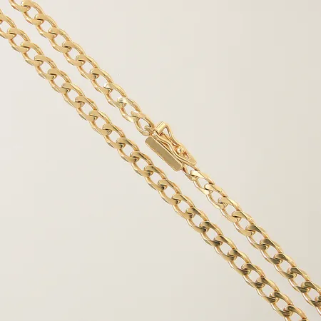 Kedja Pansar längd 60,5cm bredd 4mm 18K Vikt: 27,3 g