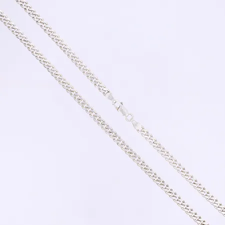 Halskedja pansar 52cm bredd 5mm slitage silver 925/1000 Vikt: 20,7 g