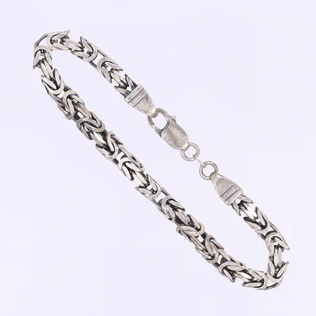 Armband kejsarlänk 21cm bredd 5mm 925/1000 silver  Vikt: 24,8 g