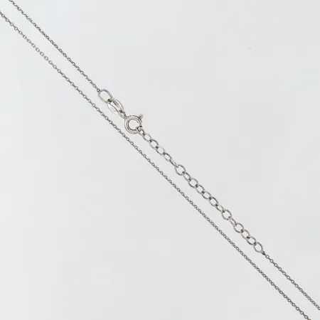 Kedja Ankar justerbar längd 39,5-44cm, bredd 1mm, silver 925/1000 Vikt: 1,4 g