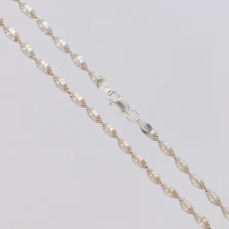 Kedja längd 45cm, bredd 3,4mm, GHA, silver 925/1000 Vikt: 7,2 g