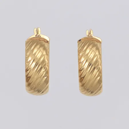 Örhängen creoler Ø21mm, bredd 7,8mm, 18K Vikt: 4,4 g