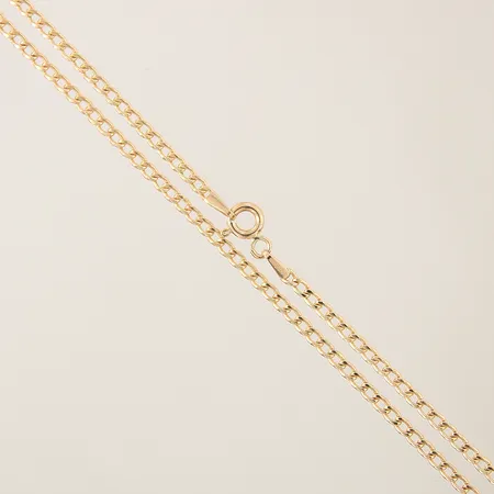 Kedja Pansar längd 42cm bredd 2mm 18K Vikt: 2,3 g