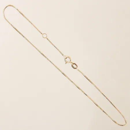 Vristlänk Venezia längd 22,5-24,5mm bredd 0,8mm 9K Vikt: 1,1 g