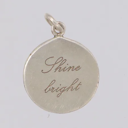 Hänge Shine bright, Ø 15mm, 925/1000 silver Vikt: 1,9 g