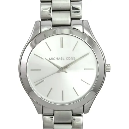 Armbandsur Michael Kors Slim Runway, stål, Ø42 mm, quartz - behov av nytt batteri, modell MK-3178, handledsmått max 15,5 cm, fint skick,
