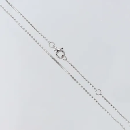 Kejda Ankar justerbar längd 42-48,5cm, bredd 1,3mm, GHA, silver 925/1000 Vikt: 2 g