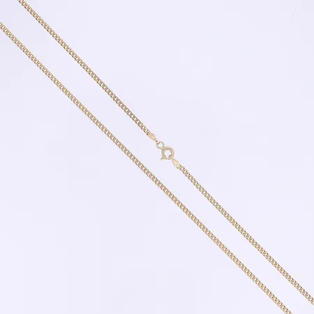 Halskedja pansar 51cm, bredd 2mm, ihålig, 18K Vikt: 3,9 g