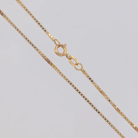 Kedja Venezia längd 40,5cm, bredd 1mm, GHA, 18K  Vikt: 4,3 g