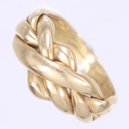 Ring stl:14 bredd 3-8mm 14K Vikt: 2,9 g