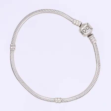 Armband Pandora 20cm bredd 3mm 925/1000 silver Vikt: 14,5 g