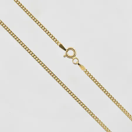 Kedja Pansar GHA längd 51½cm, bredd 2mm, 18K. Vikt: 6,2 g