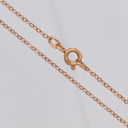 Kedja längd 62cm, bredd 1mm, 14K  Vikt: 2,3 g