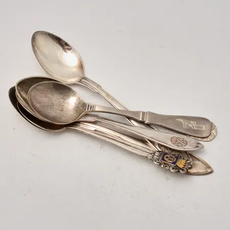 Diverse defekt silver, 830/1000, 87,51g.
