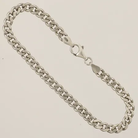 Armband Pansar längd 21,5cm bredd 5,4mm GHA silver 925/1000 Vikt: 13 g