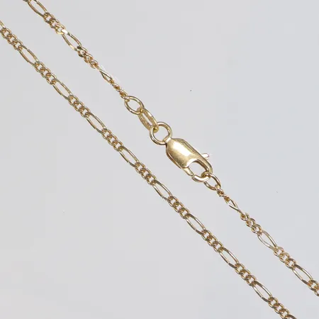 Kedja Figaro 57cm bredd 1,5cm Balestra 18K Vikt: 5,3 g