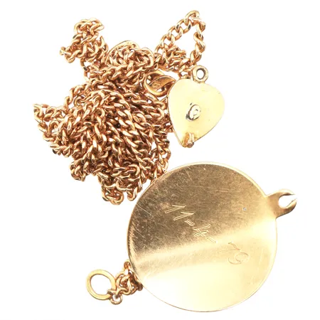 Diverse guld, defekter/gravyrer, 18K Vikt: 7,2 g