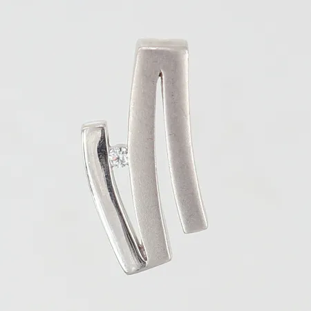 Hänge med sten 18,5x8,5mm Silver 925/1000.  Vikt: 2,6 g