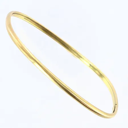 Stelt armband öppningsbart Ø63mm, bredd 3mm, trögt lås, 14K Vikt: 3 g