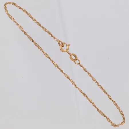 Armband Singapore, defekt, 18K Vikt: 1,1 g