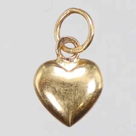 Hänge hjärta 6x10mm 18K Vikt: 0,3 g