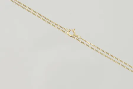 Halskedja pansar längd 63,5 cm bredd 2 mm, 18K Vikt: 4,2 g