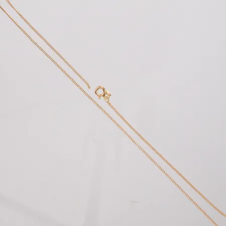 Kedja Pansar längd 51cm, bredd 1,2mm, trasig låsögla, 18K Vikt: 2,9 g
