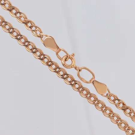 Kedja längd 46cm, bredd 3,5mm, 14K Vikt: 8,5 g