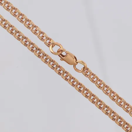 Collier Bismarck längd 40cm, bredd 3mm, 14K  Vikt: 6,3 g