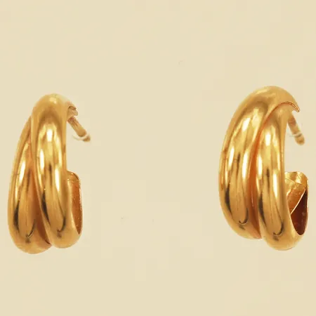 Örhängen längd 12,7mm bredd 5,6mm 18K Vikt: 1,2 g