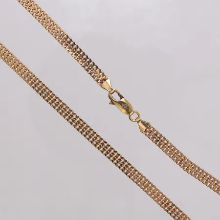 Collier Fiskben längd 43cm bredd 4,3mm, Belestra. 18K Vikt: 13,2 g