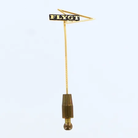 Kravattnål 55x24mm emaljdetalj, etui, 18K Vikt: 1,5 g