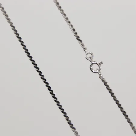 Kedja S-länk längd 61cm, bredd 2mm, silver 835/1000 Vikt: 9,3 g