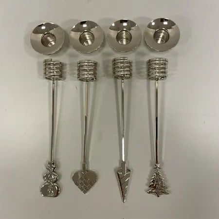 Adventsljushållare Georg Jensen ca 20cm, i original kartong Skickas med paket.