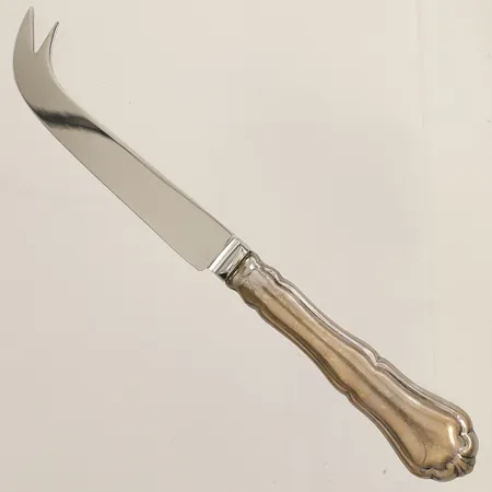 Oskniv Chippendale  längd 21cm del i rostfritt stål, handtag i silver 830/1000 Vikt: 50,8 g