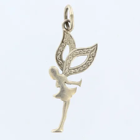 Hänge format som en älva, längd: 4cm, 925/1000 silver Vikt: 4,8 g