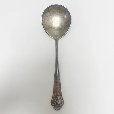 Serveringssked, modell HANSA, längd 20,5cm, finska stämplar, gravyr, 830/1000 silver Vikt: 63,1g Vikt: 63,1 g