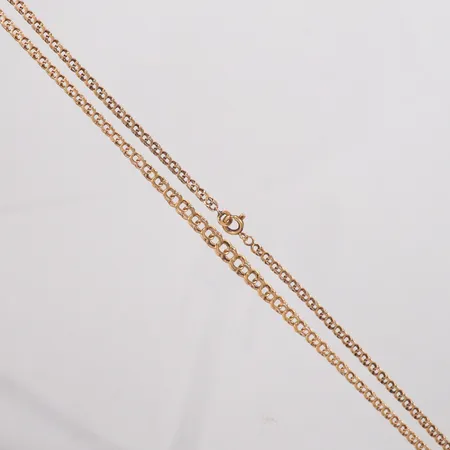 Collier doserad Bismarck längd 41,5cm, bredd 2,8mm-4,9mm, 18K Vikt: 6,5 g