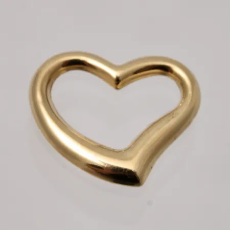 Hänge hjärta mått 9,6x11,7mm, Svedboms & Co, 18K, 0,30g.