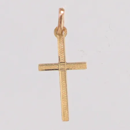 Hänge kors längd 2,3cm, bredd 9,9mm, 14K Vikt: 0,6 g