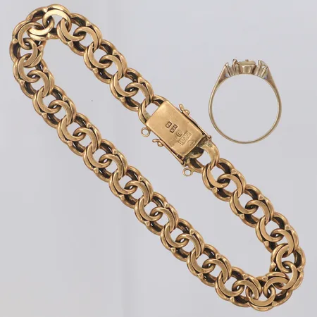 Armband ring, defekt, 18K Vikt: 39,6 g