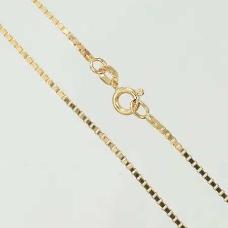 Halskedja Venezia längd 60cm bredd 1,3mm, 18K 8,6g