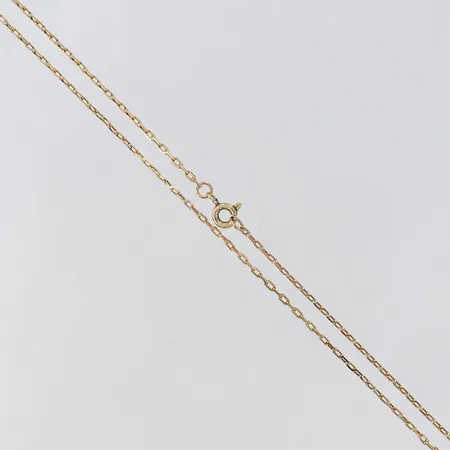 Kedja 61,5cm bredd 1,2mm, ostämplad 18K Vikt: 3,4 g