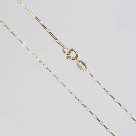 Kedja Ankarlänk 61cm bredd ca1mm 18K Vikt: 2 g