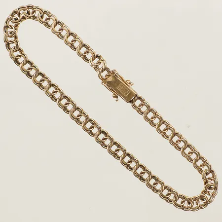 Armband Bismarck längd 18,5cm bredd 4,8mm 18K Vikt: 8,2 g