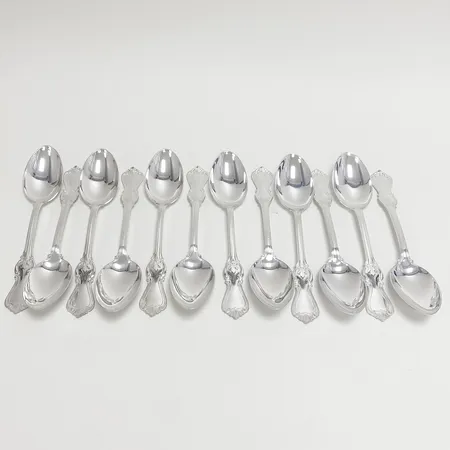 12 Skedar, längd 18cm, modell OLGA, GAB, inplastade, originalkartong, 830/1000 silver Vikt: 561,6g Vikt: 561,6 g
