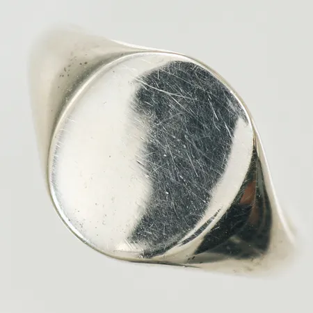 Klackring stl 20¾, bredd 3-14mm, stämplad GHA, Silver 925/1000, 5,1g Vikt: 5,1 g